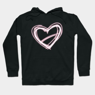 Eternal Radiance - Glowy Heart Hoodie